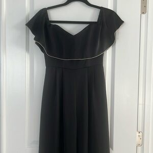 Wide leg off shoulder jumpsuit